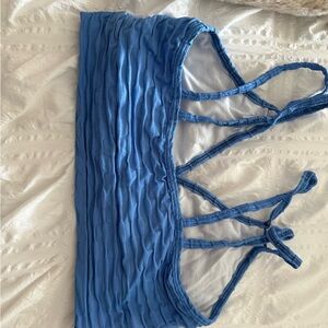 Booty by Brabants Blueberry Textured Leggings and bra